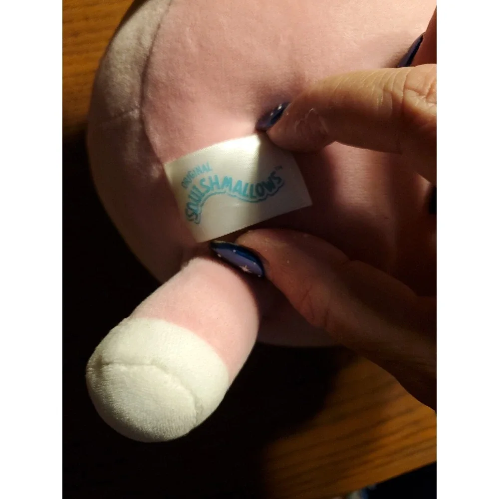 EUC SQUISHMALLOWS Laying Hug Mees Rayen The Sloth Pink 8